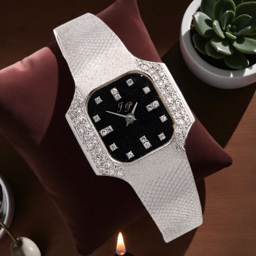 Traumhafte Vintage Damenuhr mit Diamanten