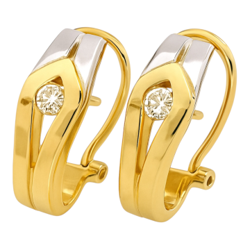 Zeitlose Ohrringe mit Brillanten