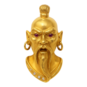 Außergewöhnlicher Anhänger in 750er Gelbgold