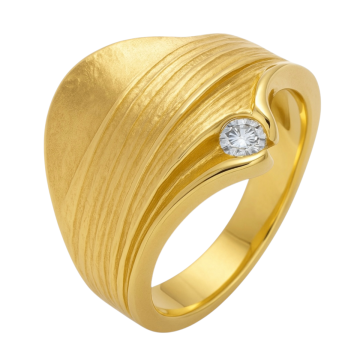 Exklusiver Damenring mit Brillant