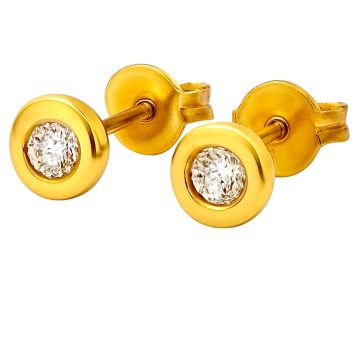 Zeitlose Brillant Ohrstecker in 585 Gold