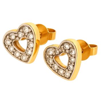 Zauberhafte Ohrstecker in Herzform