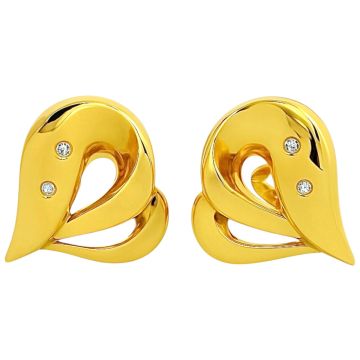 Charmante Ohrstecker mit 4 Brillanten