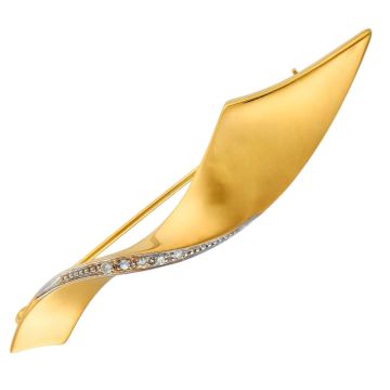 Anstecknadel mit Diamanten