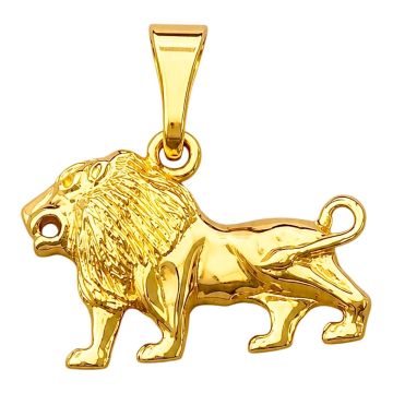Kettenanhänger – Löwe in 585er Gold
