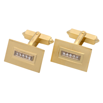 Glamouröse Manschettenknöpfe mit Diamanten