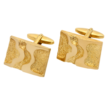 Stilvolle Manschettenknöpfe in 333er Gold