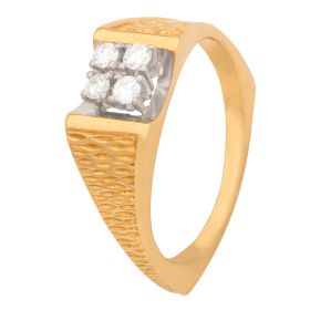 Vintage Ring mit 4 Brillanten – 750er Gold
