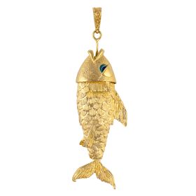 Exklusiver Anhänger – Fisch in 750er Gold