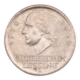 Silbermünze 5 Reichsmark Gotthold Ephraim Lessing