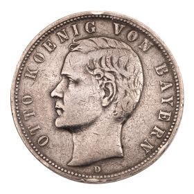 Silbermünze 5 Mark König von Bayern 1903