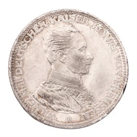 Antike Münze – 3 Mark Deutsches Reich – Gedenkmünze zum Regierungsjubiläum von Wilhelm II. von Preussen