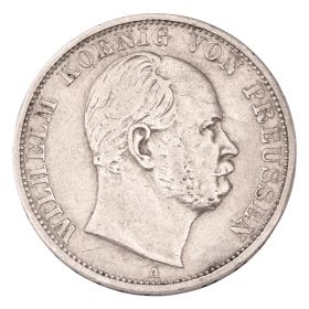 Silbermünze – Vereinsthaler 1870 – WILHELM KOENIG VON PREUSSEN