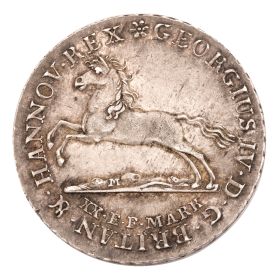 Antike Silbermünze – 1820 – 16 Gute Groschen