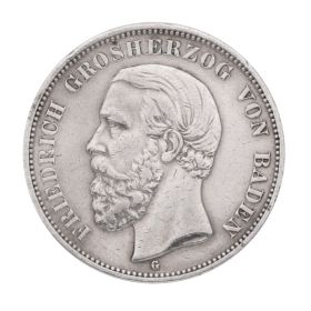 Münze 5 Mark Baden 1898