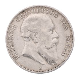 Münze 5 Mark Baden 1904
