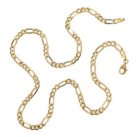Halskette mit Figaro Gliederung in 333er Gold