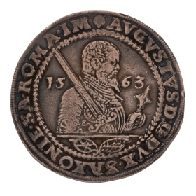 Antike Münze aus Sachsen 1563