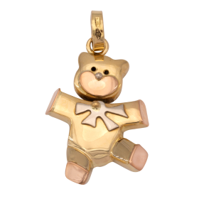Entzückender Teddybär Anhänger in 750er Gold