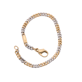 Unisex Armband – Bicolour – 750er Gold