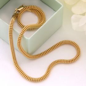 Elegante Halskette in 585er Gold -39cm lang