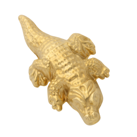 Krokodil Anhänger in 585er Gold