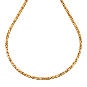 Unisex Königskette in 45,50 cm Länge – 585er Gold