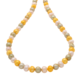 Elegante farbige Perlenkette