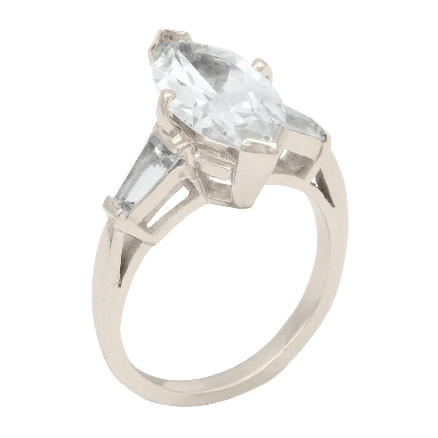 Eleganter „Blender“ Ring in 585er Weißgold bestellen Goldschmuck24