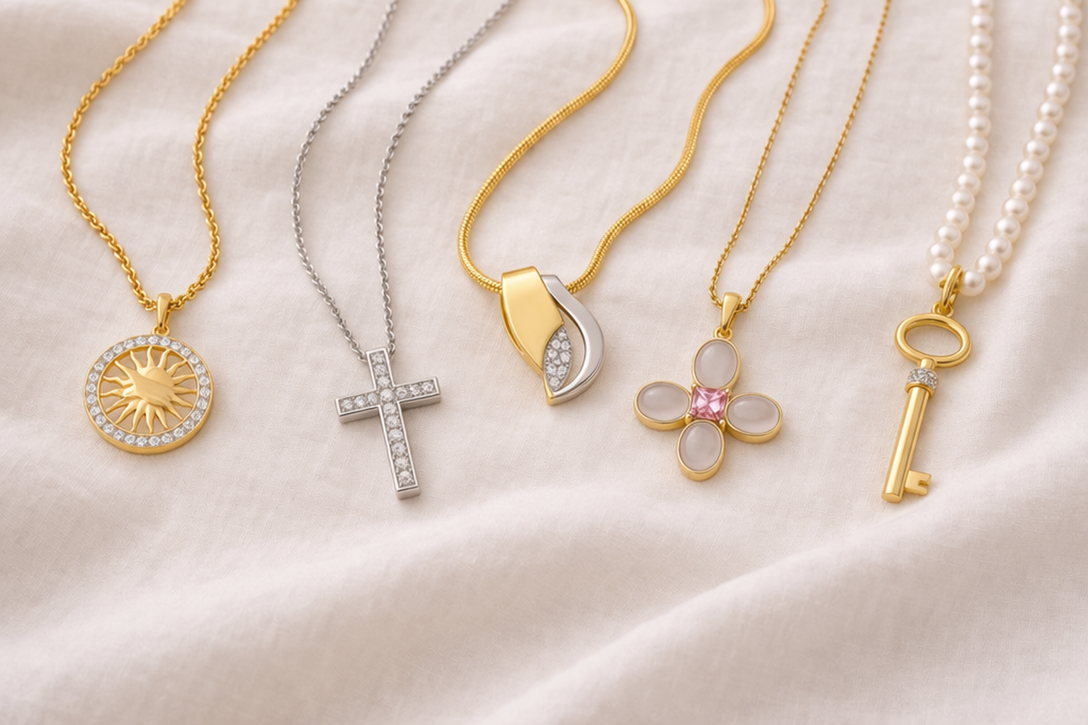 Damen Ketten mit Zirkonia